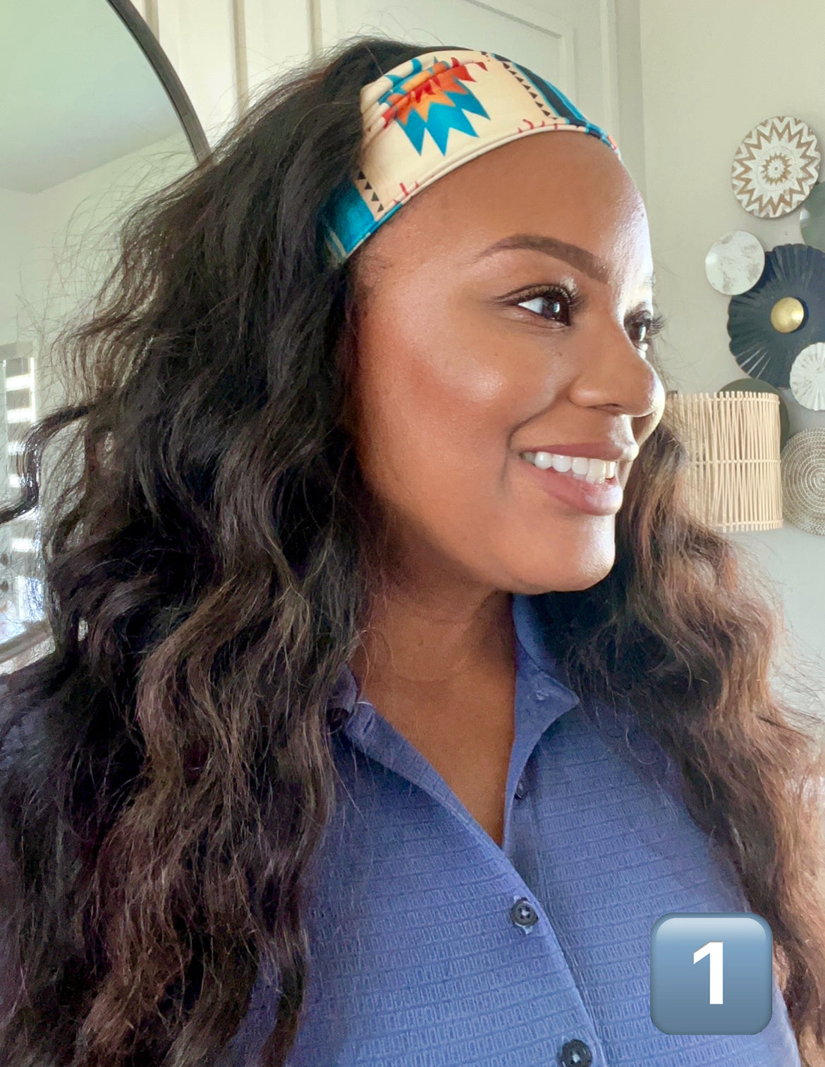 Ultra Comfy and Soft Wide Headband - No-Slip Perfect for Workouts, Wigs, Ponytails & Everyday Style