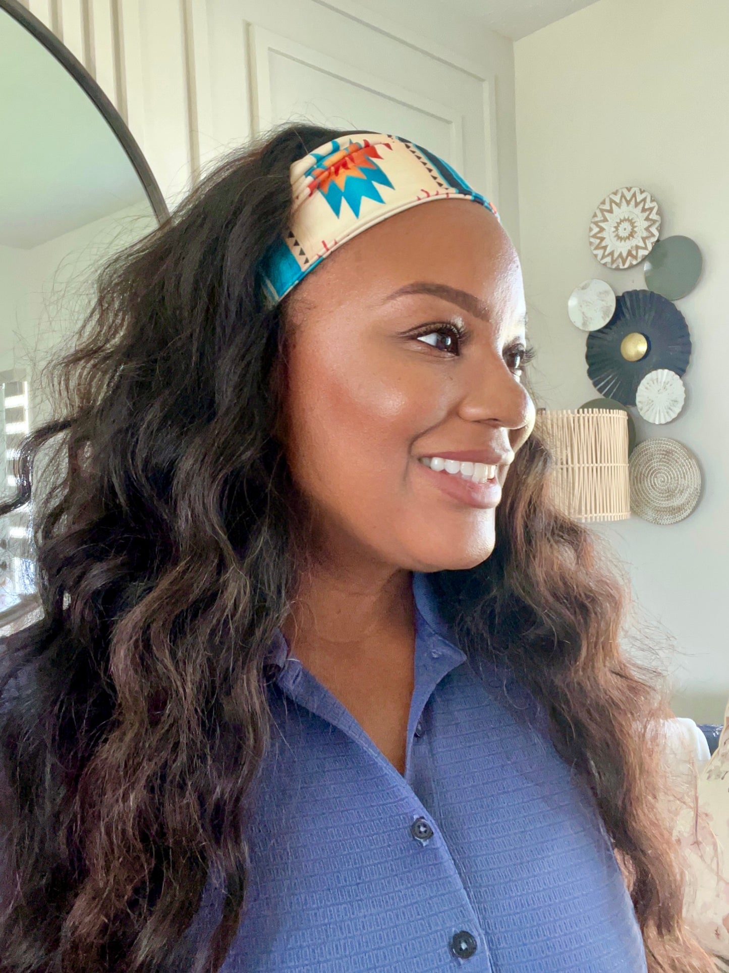 Ultra Comfy and Soft Wide Headband - No-Slip Perfect for Workouts, Wigs, Ponytails & Everyday Style