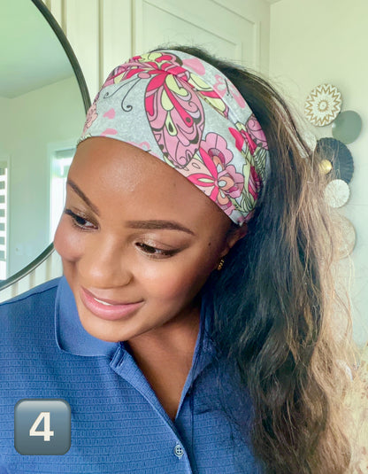 Ultra Comfy and Soft Wide Headband - No-Slip Perfect for Workouts, Wigs, Ponytails & Everyday Style